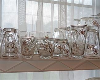 Pharmacy logo glassware