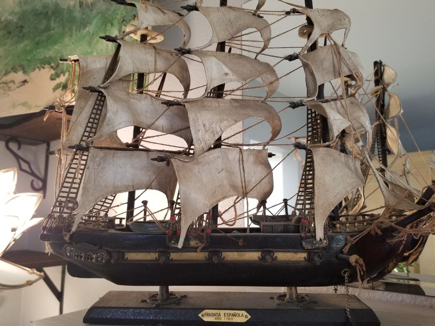 Model Ship Fragata Espanola ano 1780