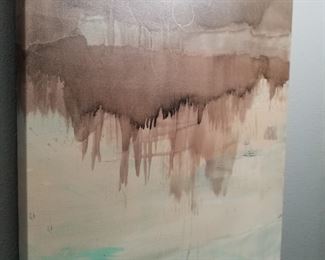 Sara Griffith 5 Foot Hand Painted Canvas Set of 2