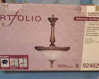 3light Inverted Pendant