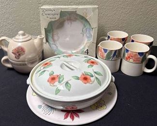 Floral Porcelain Kitchenware