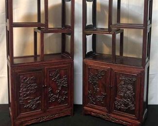 Flower Blossom Curio Cabinets 