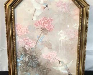 Framed BIrd Print
