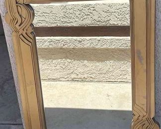 Gold Wood Frame Mirror