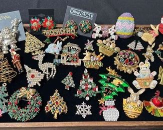 Holiday Brooches 