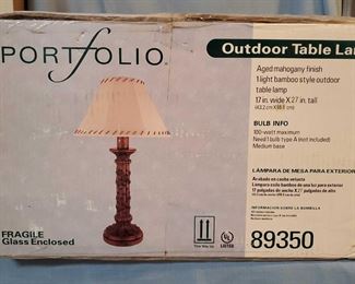 Outdoor Table Lamp