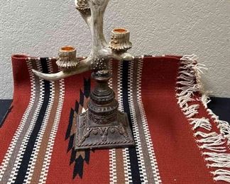 Resin Antler Candle Holder More