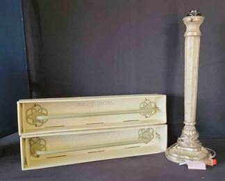 Towel Bars And Lamp Base