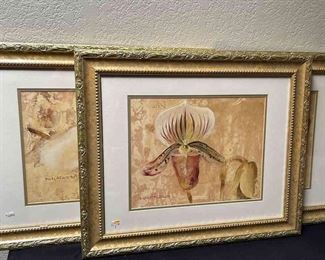 Trio Of Floral Prints