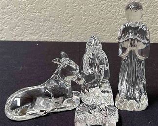 Waterford Crystal Nativity Scene Pieces