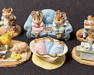 Wee Forest Folk Mice At Home Collection