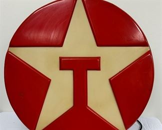 Light Up Texaco Sign