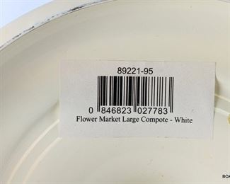 Flower Marke Large Compote 