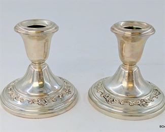 Sterling Candle Sticks
