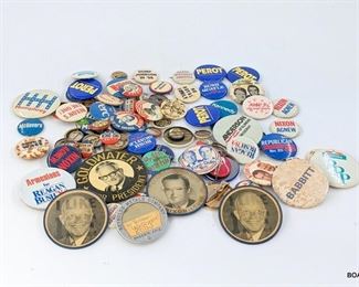 Political buttons 