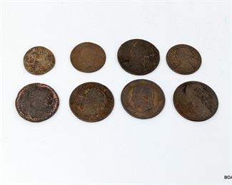 1776 worn coins