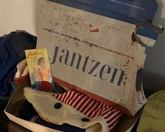 Vintage Jantzen Swimsuit Box and Paperwork