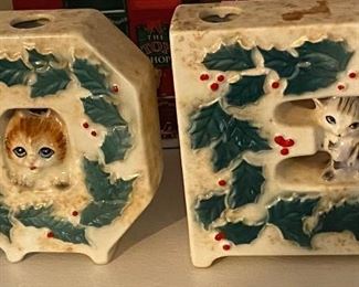 Vintage Lipper and Mann Noel Candleholders