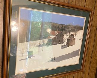 Signed and Numbered Bob Timberlake "Ray's Place" Print