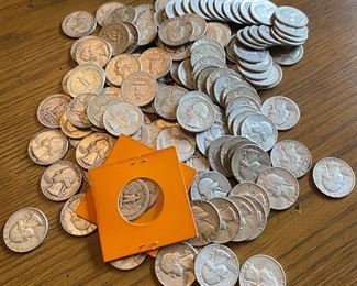 Lots of Silver Quarters
