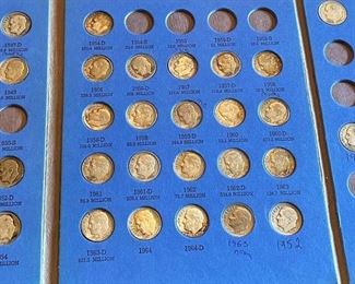 Silver Roosevelt Dime Book