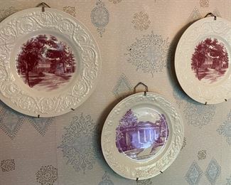 Guilford College and New Garden Friends Meeting Plates