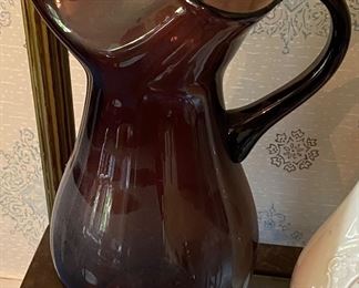 Art Glass Pitcher