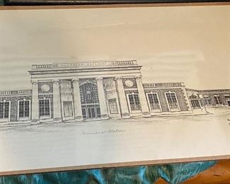 Betty Sedberry "Greensboro Station" Print