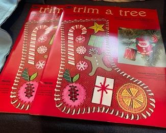 Vintage Whitman Trim a Tree Activity Books