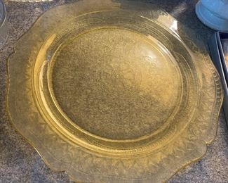 Depression Glass Platter