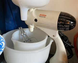 Vintage Sunbeam Mixer with Bowls