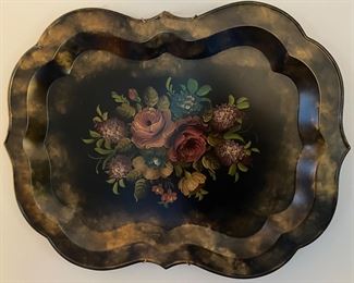 Painted Toleware Tray