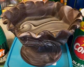 Imperial Slag Glass Bowl