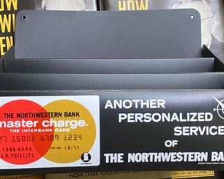 Vintage Master Charge Counter Display