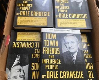 Case of Vintage Dale Carnegie "How to Win Friends and Influence People" Books