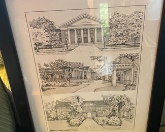 Guilford College Framed Print