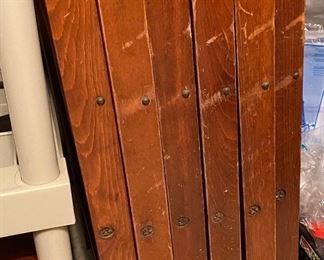 Nice Old Wooden Folding Chairs