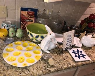 Vintage kitchen pottery