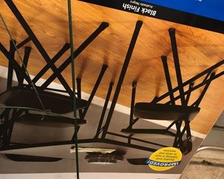 Folding table and chair set