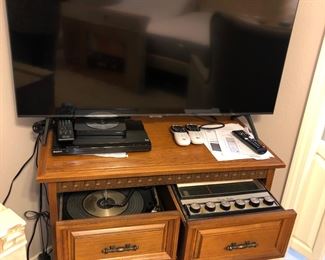 Vintage record player stereo, hi-fi