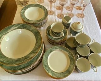 Mikasa “Travertine Green”china