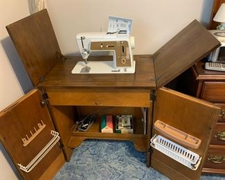 #16 Singer Auto-Reel in Cabinet - w/cams - 29x17x30 $75.00