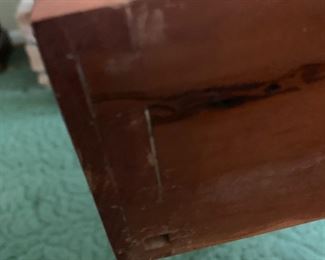 #24 Solid Cherry Side Tables w/1 drawer 21x21x28 (as is watermarks) $100.00
#25 Solid Cherry Side Tables w/1 drawer 21x21x28 (as is watermarks) $100.00