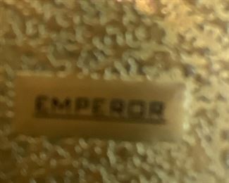 #26 Empire Grandmother Clock w/weights & Pendelum - 16x10x74 $175.00