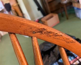 #31 Windsor Style Chair (as is scratches) $75.00