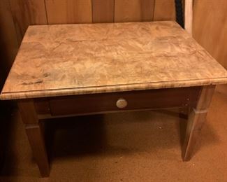 #68 Wood Table w/1 drawer - 29x22x19 $30.00