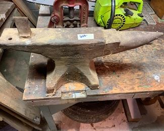 #74 Blacksmith's Anvil - Very Old - made in Atlanta GA - 20Wx8T $200.00