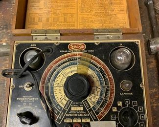 #78 Solar Capacitor analyzer - (Powers on) $30.00
