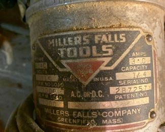 #85 Miller Falls Drill $45.00