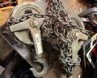 #134 Chain Hoist - Weston Brand $100.00